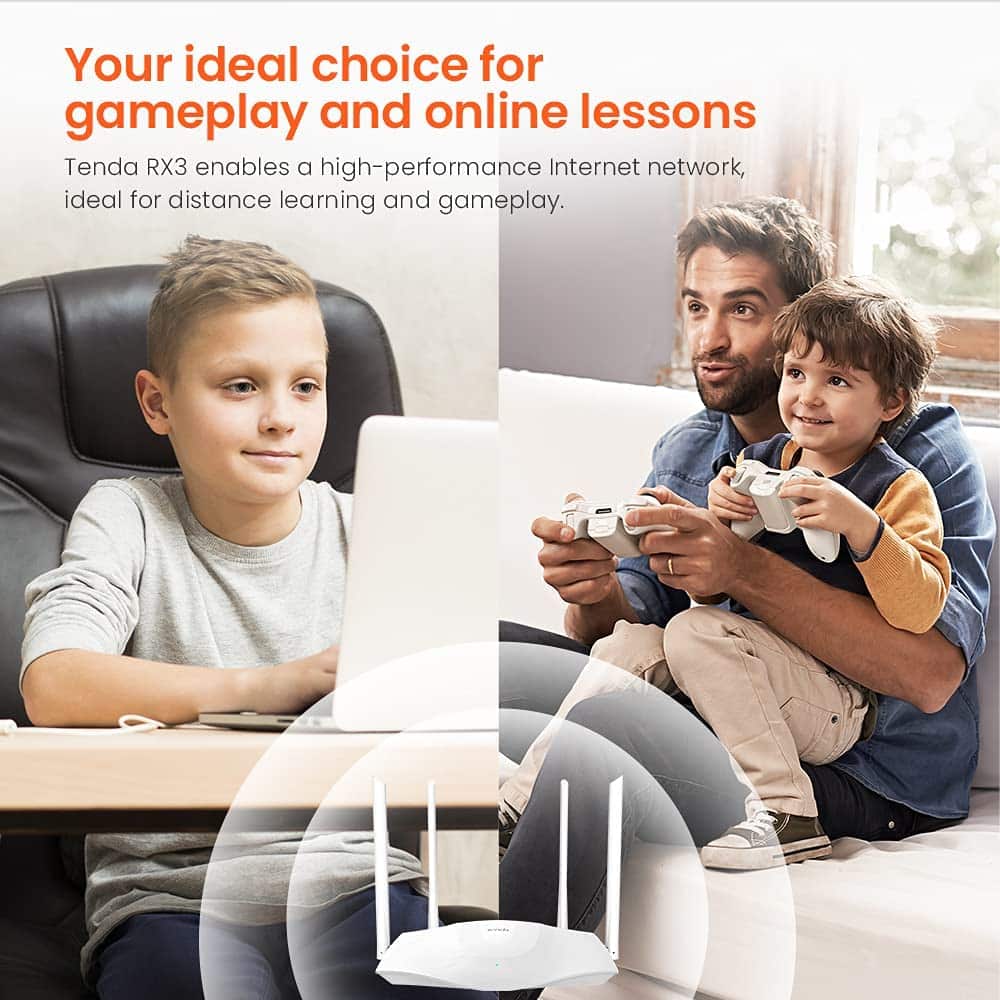61i4nH7f S. AC SL1000 Save $45 and an extra 5% on the Tenda Wi-Fi 6 Router AX1800 Smart WiFi Router (RX3) in Amazon Prime Day (US)