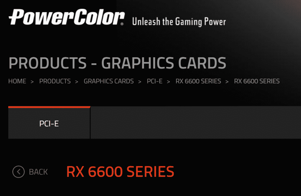 PowerColor confirms the upcoming Radeon RX 6600 series GPUs