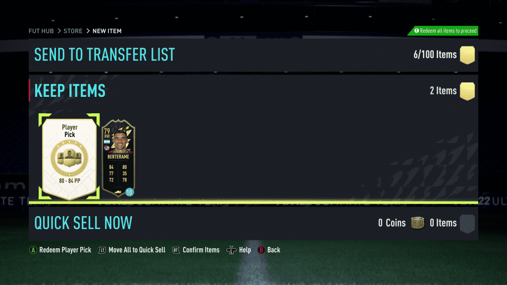Screenshot 476 FIFA 22: What do you get from the FIFA 22 Early Access pack before 30th September?