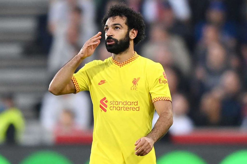 mohamed salah liverpool 2021 22 9bai0mxkj4yb1ifdu50p74v3g Salah scored his 100th Premier League goal for Liverpool in a thrilling match against Brentford