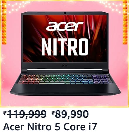 Best Gaming laptops deals on Amazon Great Indian Festival sale