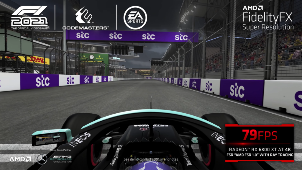 AMD FSR Games F1 2021 1480x833 1 AMD shows off the list of 70 AAA games that will be supporting its FSR technology