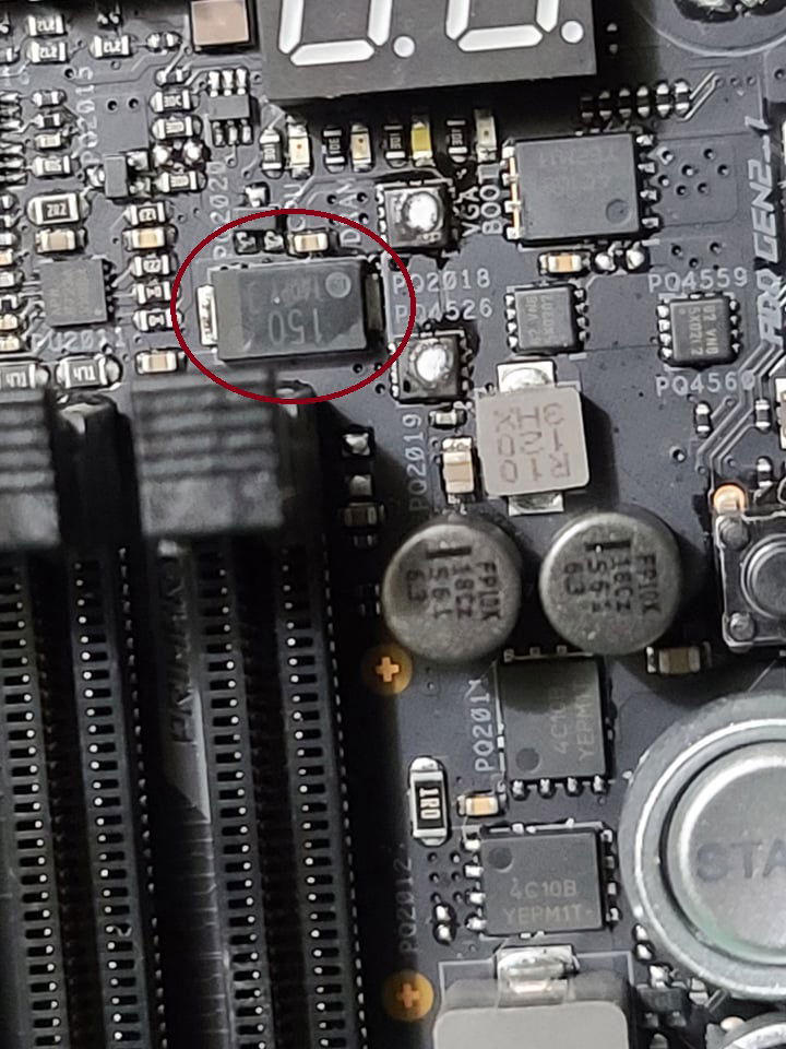 ASUS ROG Maximus Z690 HERO Motherboard Burn Damage 2 1 ASUS providing a free replacement for all the consumers affected by the ROG Maximus Z690 HERO boards catching fire
