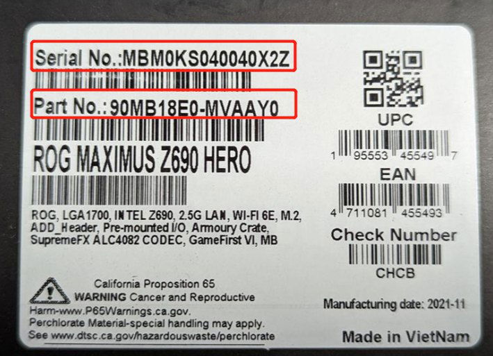 ASUS ROG Maximus Z690 HERO Motherboard Error 53 2 ASUS providing a free replacement for all the consumers affected by the ROG Maximus Z690 HERO boards catching fire