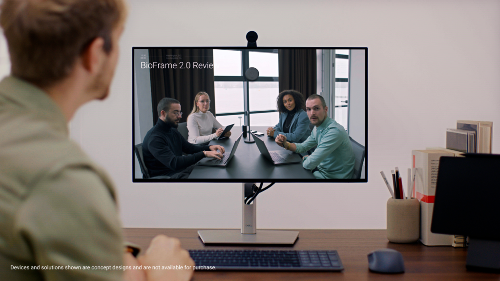 Concept Pari on screen embargoed until Dec 15 Here are some of Dell's unique Concepts for Seamless Work Experiences