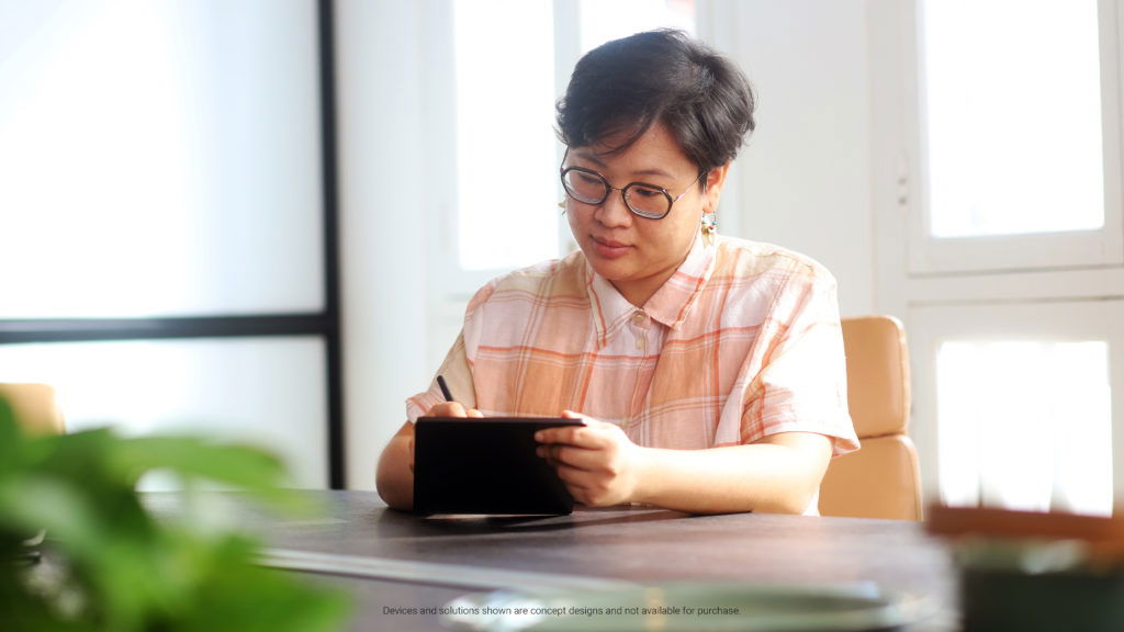 Here are some of Dell's unique Concepts for Seamless Work Experiences