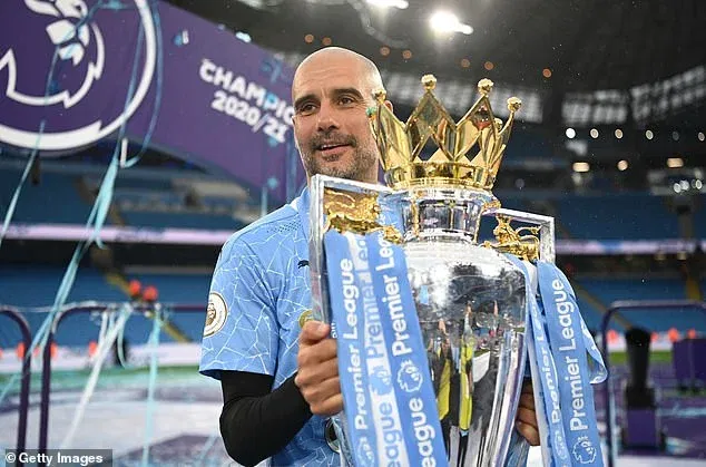 54067923 10502753 image a 62 1644589269054 Pep Guardiola feels Manchester City may need 96 points to win their fourth Premier League title in five years