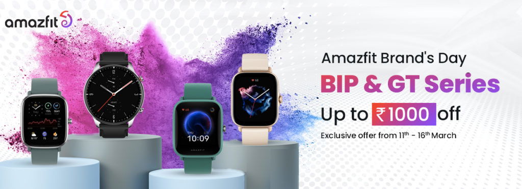 Amazfit Holi Sale 2022_TechnoSports.co.in