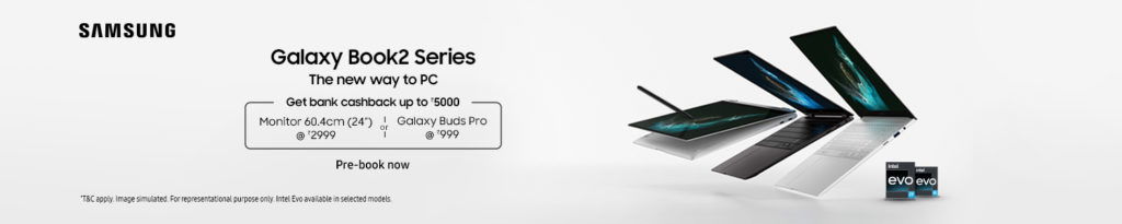 Pre-book Samsung Galaxy Book2 Series, starts ₹99,990