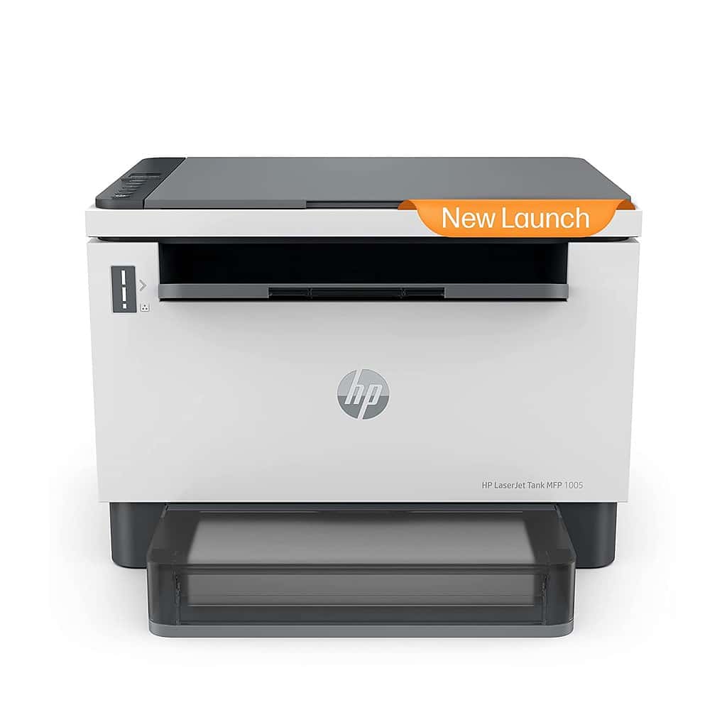 New HP Laserjet Tank 1005 Printer with 29 paise/page cost on deal for ₹20,499