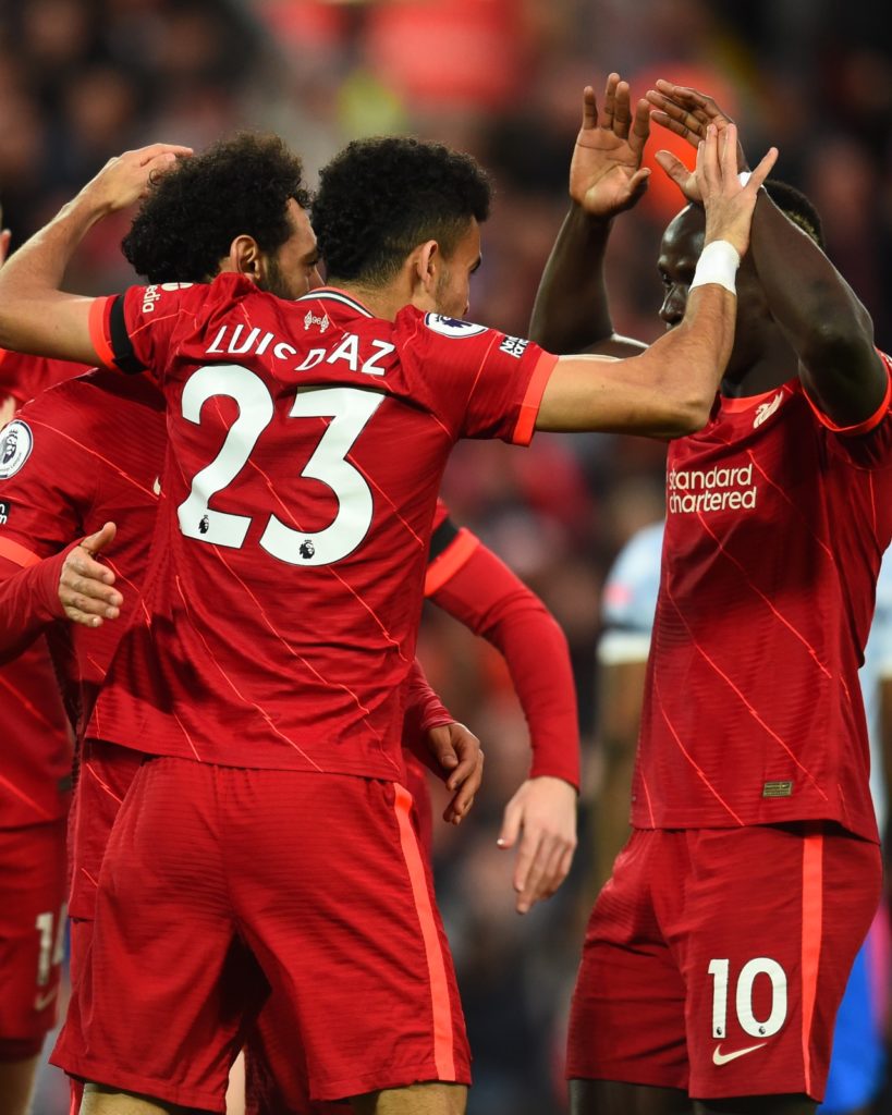 Liverpool Mohamed Salah Luis Diaz Sadio Mane