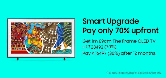 Samsung Launches First-of-its-Kind Smart Upgrade Program for its Premium Televisions; Pay 70% Now & Rest a Year Later