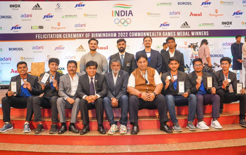 Indian Olympic Association felicitates Bronze Medallist contingent of Dota 2
