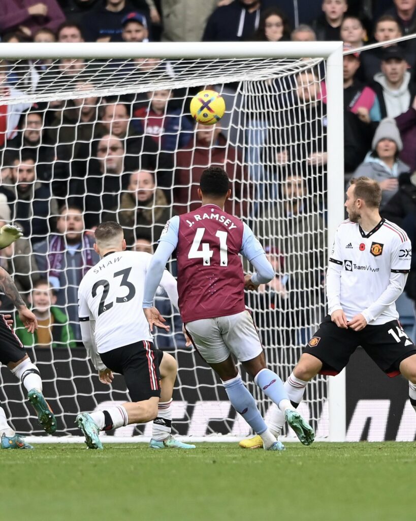 Aston Villa Manchester United Ramsey