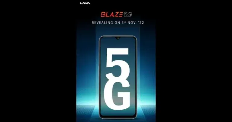 Lava Blaze 5G launched with Dimensity 700 in India, sale on November 3