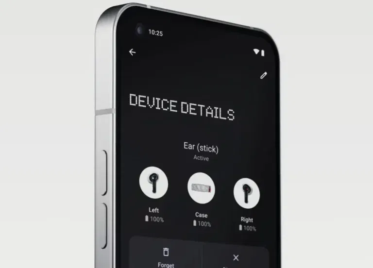 Nothing’s ear (1) companion app name rebranded to Nothing X adding new features