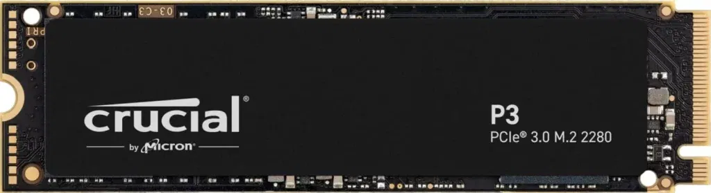 Deal: Crucial P3 500GB NVMe SSD with up to 3500MB/s speed on sale for only ₹3,186