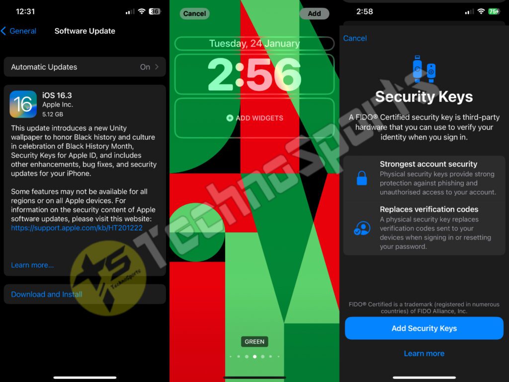 New iOS 16.3 arrives in India with Security Keys, Unity Wallpaper & much more