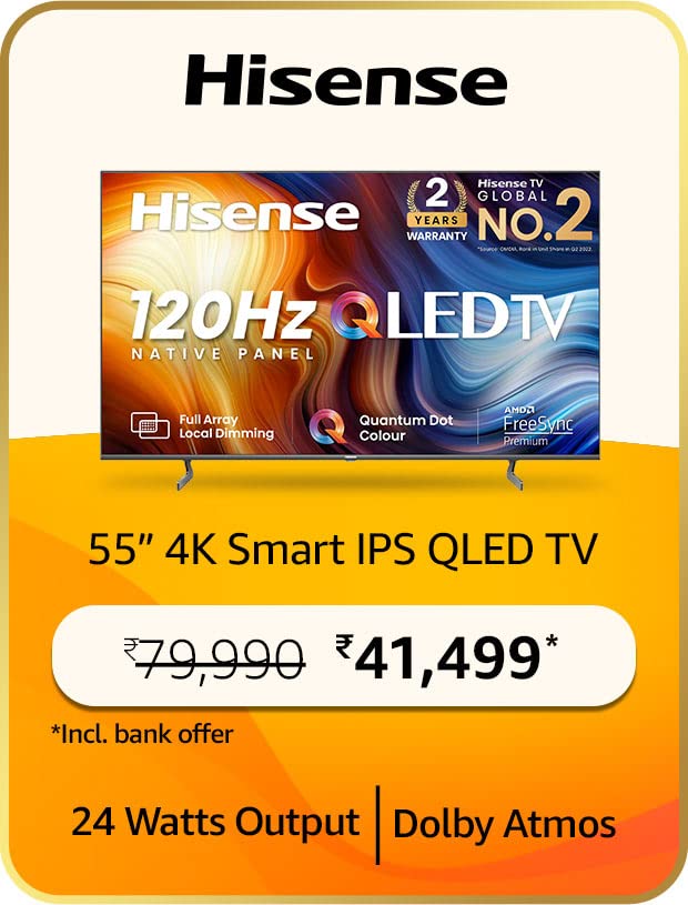 Best 50 and 55-inch TV deals on Amazon India’s Fab TV Fest