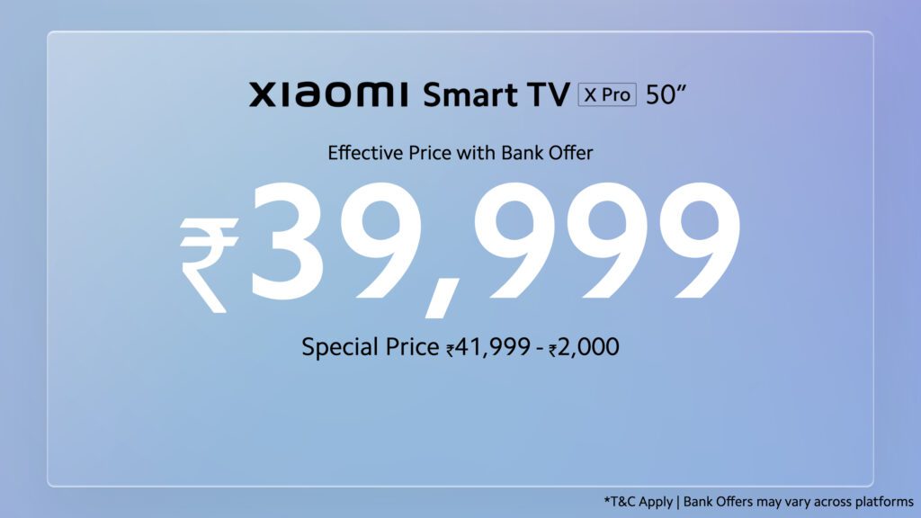 Xiaomi Smart TV X Pro