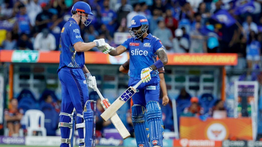 Cameron Green Suryakumar Yadav MI 052323 IPL 2023 Playoffs: MI picks up an easy win against LSG and qualifies for Qualifier 2