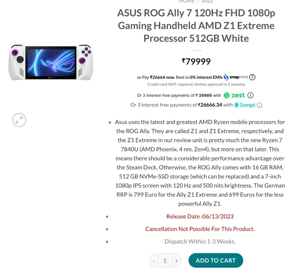 ASUS ROG Ally