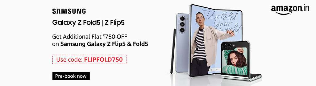 Galaxy Z Flip5/Fold5: Exclusive coupon to get ₹750 off on pre-order