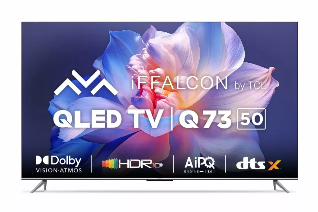 61ru9FGpc8L. SL1500 1 iFFALCON 126 cm (50 inches) 4K Ultra HD Smart QLED Google TV iFF50Q73 (Black) - The Ultimate Entertainment Experience