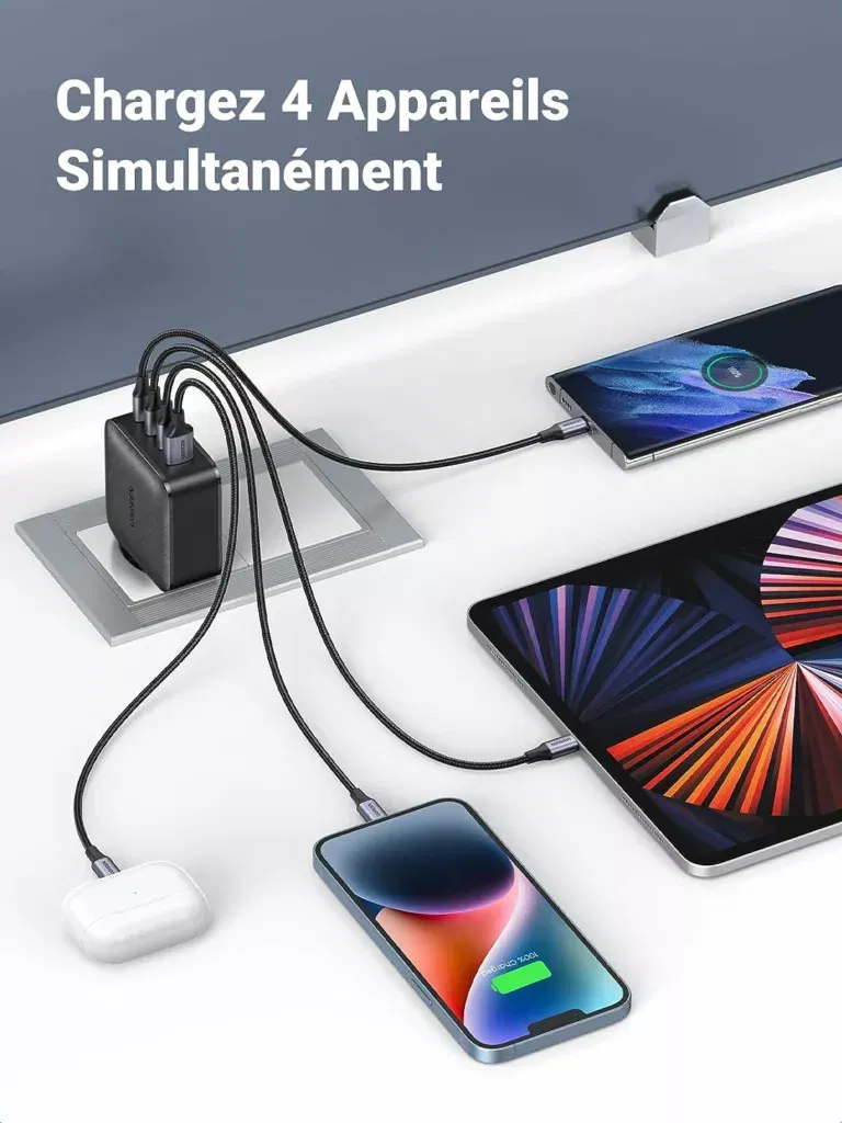 71H 9vQFaOL. SL1500 Ugreen 65W GaN Charger - Power Up Your Devices, Simultaneously and Efficiently
