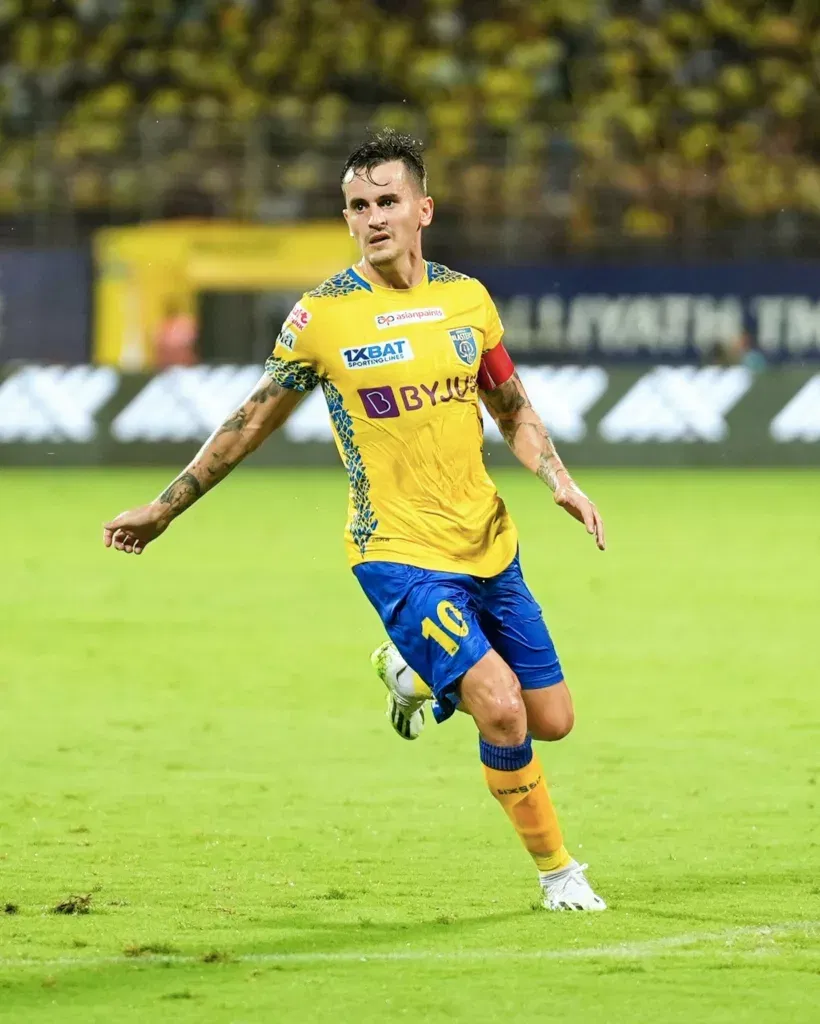 Adrian Luna Image via Twitter Thrilling Clash in ISL Season 10 Opener as Kerala Blasters Triumph Over Bengaluru FC