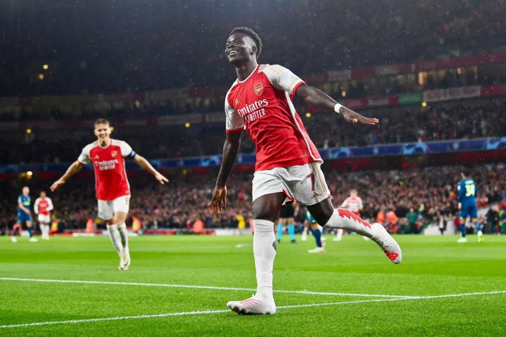 Bukayo Saka Champions League 23/24 results