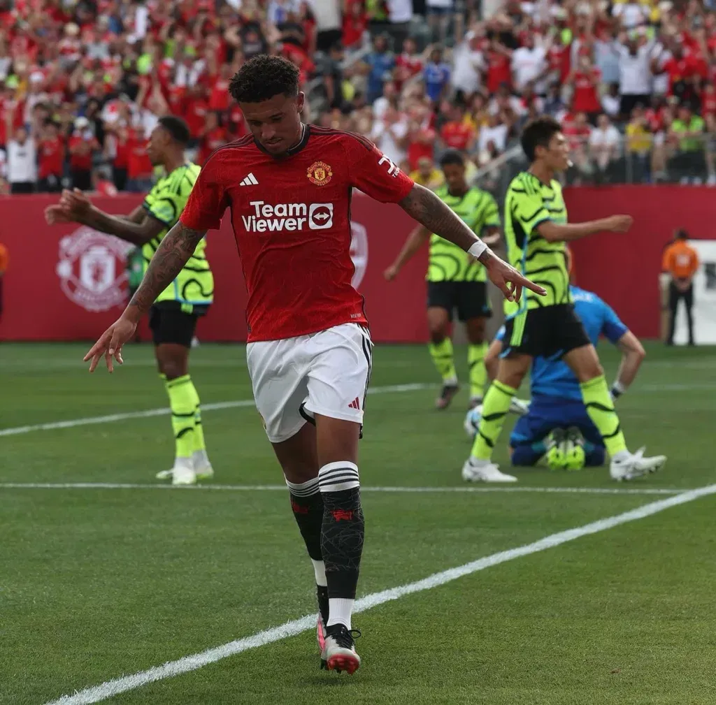 Jadon Sancho Image via Twitter 1 Jadon Sancho set to leave Manchester United in the January 2024 transfer window