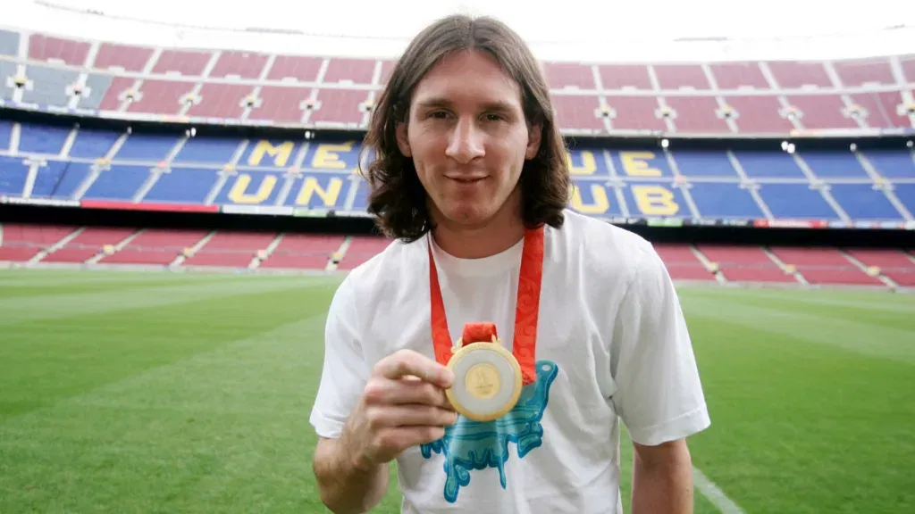 Lionel Messi with his Olympic Medal Image via FC Barcelona Official Website Will Lionel Messi Play in the Paris Olympics 2024?