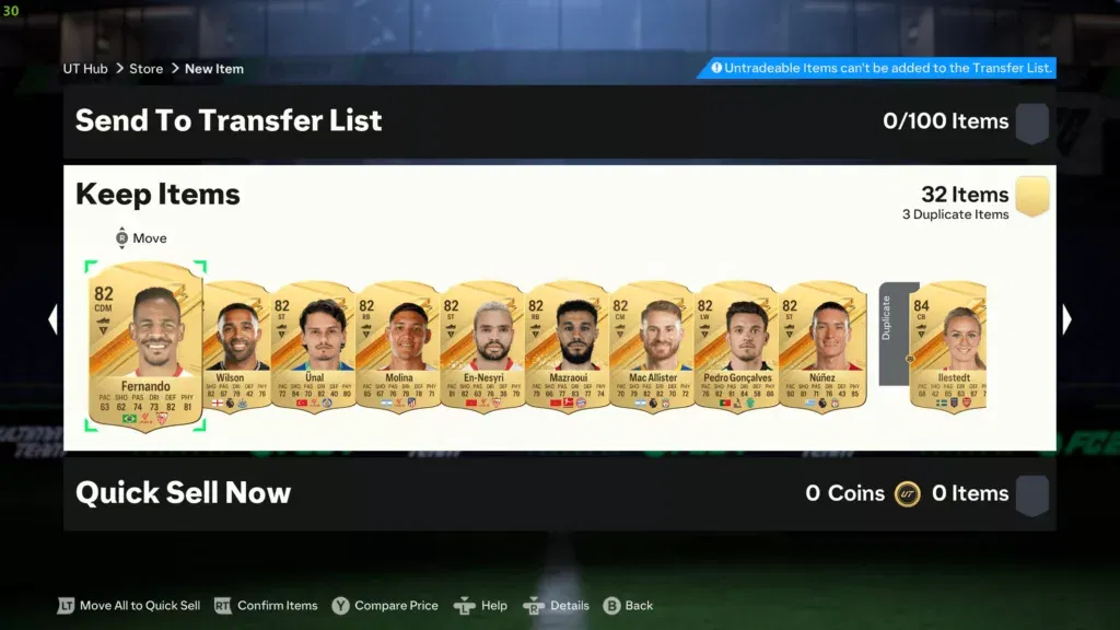 Screenshot 1716 EA FC24: What do you get from the Premium Trailblazers Pack? Is it worth spending 2000 FC points?