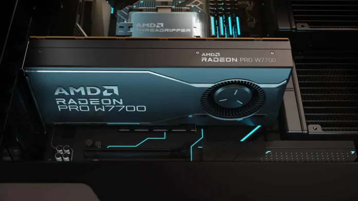 F-0fI7HXAAAfbbS AMD Radeon PRO W7700 Workstation Graphics Card is here for $999