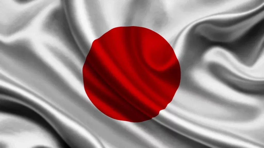 Gray cloth of a japan flag db4mw9wdyh7ht1ay