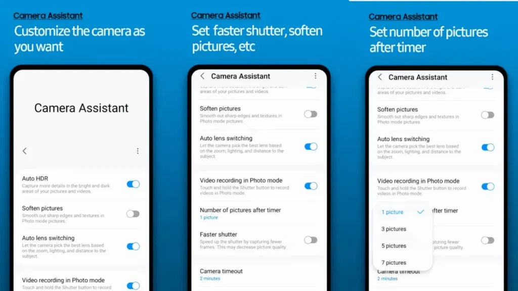 Camera Assistant app now available for Galaxy A-series phones