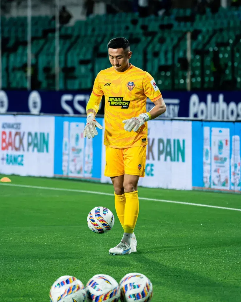 Dheeraj Singh Image Credits Twitter ISL Transfer News: FC Goa Sign Mohammad Yasir on Loan from Hyderabad FC