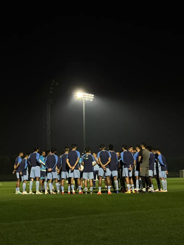 Indian Football Team in Training for AFC Asian Cup 2023 Image Credits Twitter AFC Asian Cup 2023 India's Full Schedule and Streaming Details: How to Watch the Matches LIVE in India?
