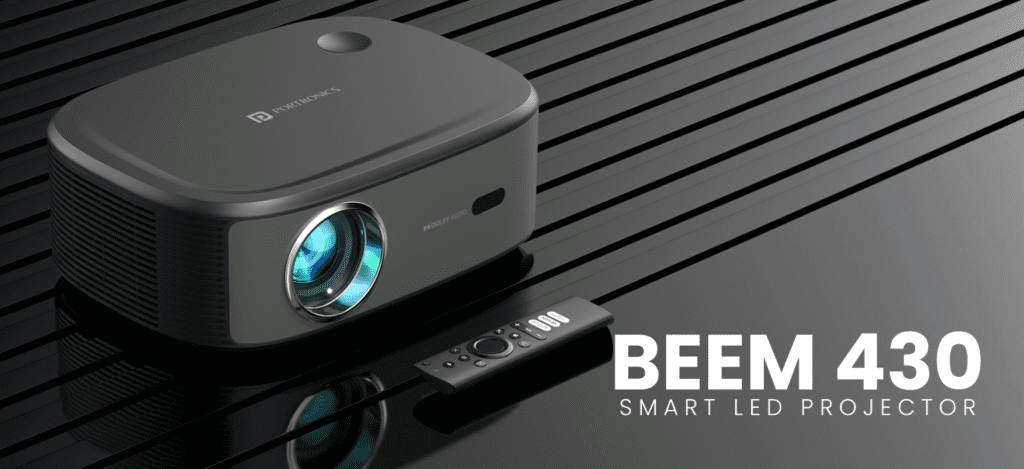 Portronics Beem 430 Smart LED Projector brings theatre to your home