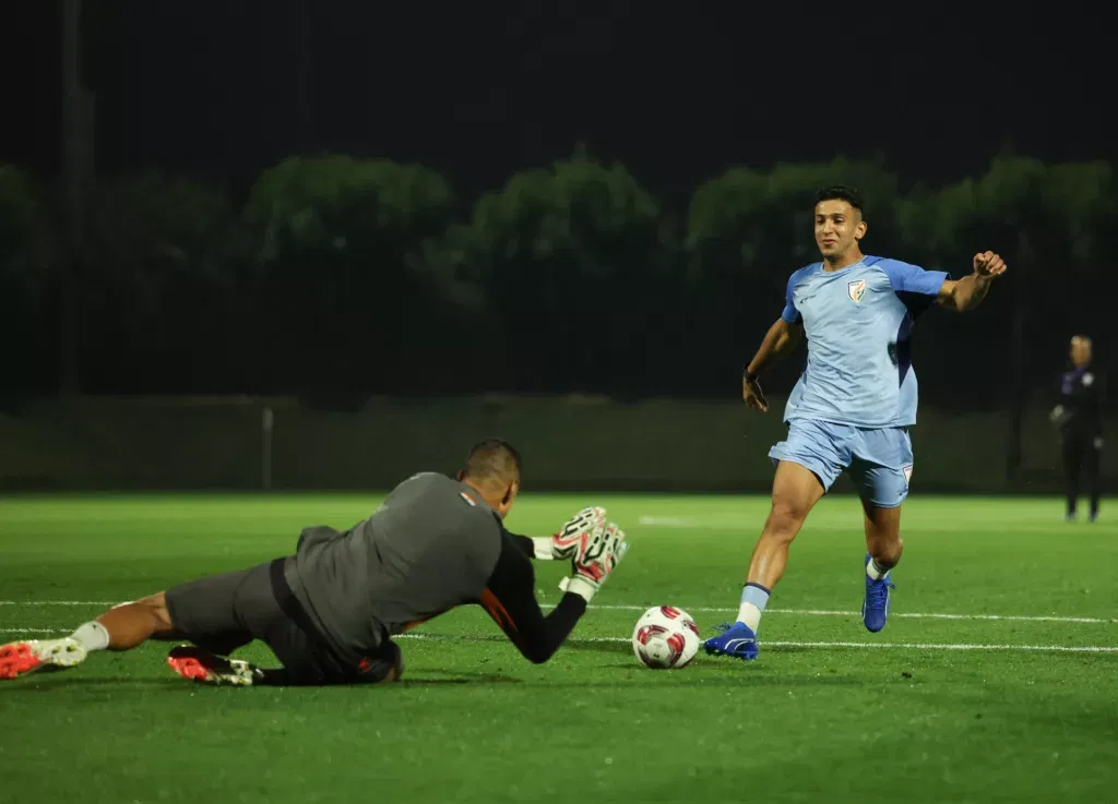 Sahal Abdul Samad is unlikely to regain full fitness before their match against Uzbekistan Image Credits Twittee AFC Asian Cup 2023: India vs Uzbekistan - Preview & Where to Watch the Match Live in India