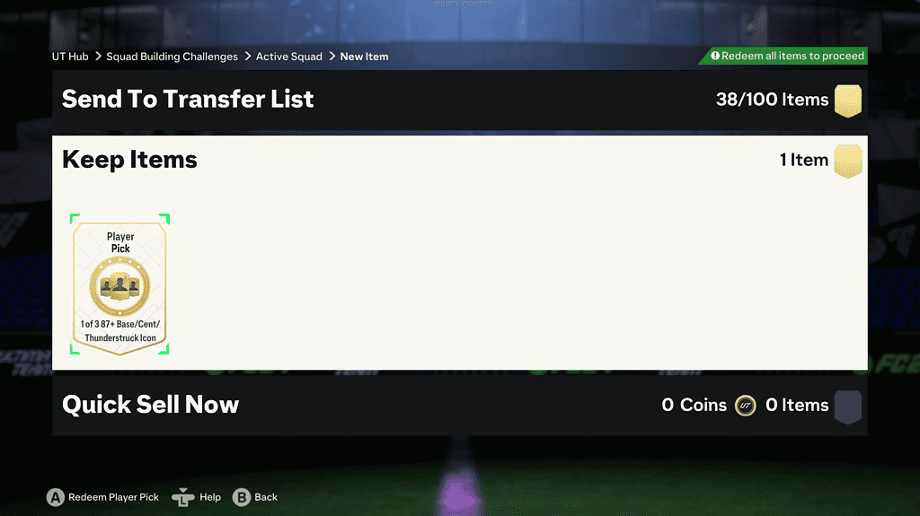 Screenshot 1880 2 EA FC24: How to do the 87+ Base/Centurions/Thunderstruck Icon Player Pick SBC and is it worth doing?