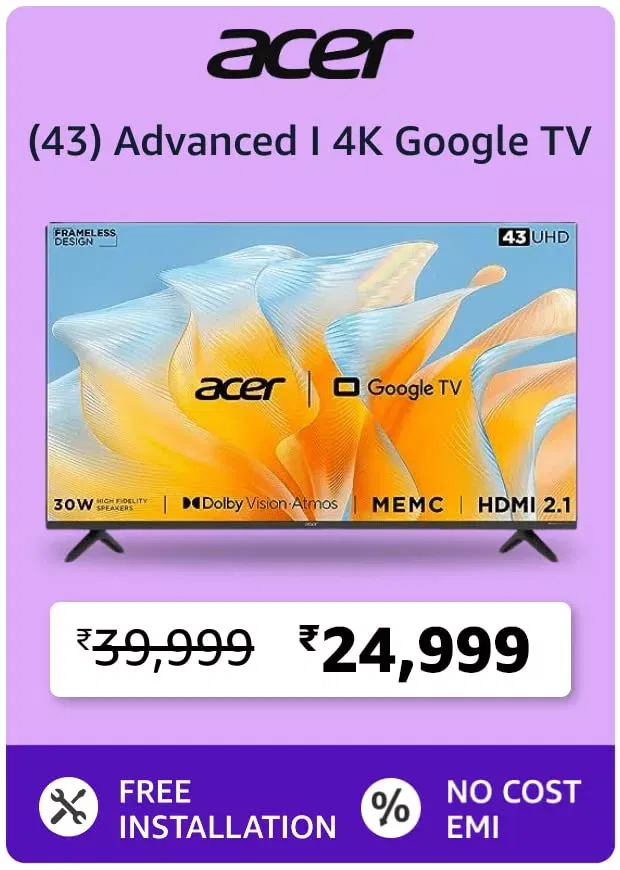 Amazon India’s Fab TV Fest: The Best 43-inch TV deals