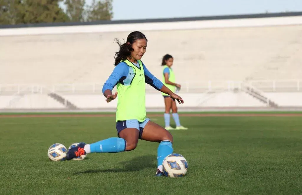 Ashalata Devi Captain of the Indian Football Womens Team. Image Credits AIFF jpg Bengal and Goa Agree To Come Together for the Development of Indian Football - Check out the details here!