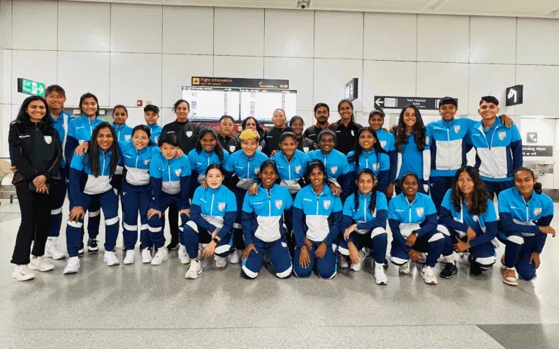 Indian Football Womens Team on their way to Turkey Image Credits AIFF jpg Bengal and Goa Agree To Come Together for the Development of Indian Football - Check out the details here!
