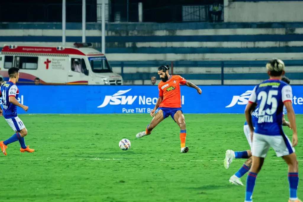 Sandesh Jhingan in Action for FC Goa Image Credits X Twitter Sandesh Jhingan To Miss Rest of ISL 2024 Season Due to Injury