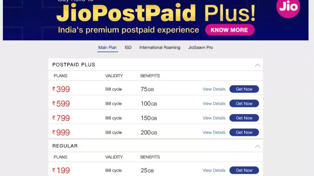 Screenshot 2020 09 25 at 2.02. 1200x768 The Best Postpaid Plans in India as of 11th October, 2024 