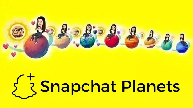 Snapchat Planets SnapChats New Feature jpg Snapchat Planets in the Friend Solar System as of 2025