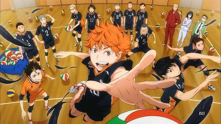 haikyuu haikyuu hinata shouyou kageyama tobio azumane asahi hd wallpaper preview jpg Top 10 Best Anime Series Of All Time You Should Watch