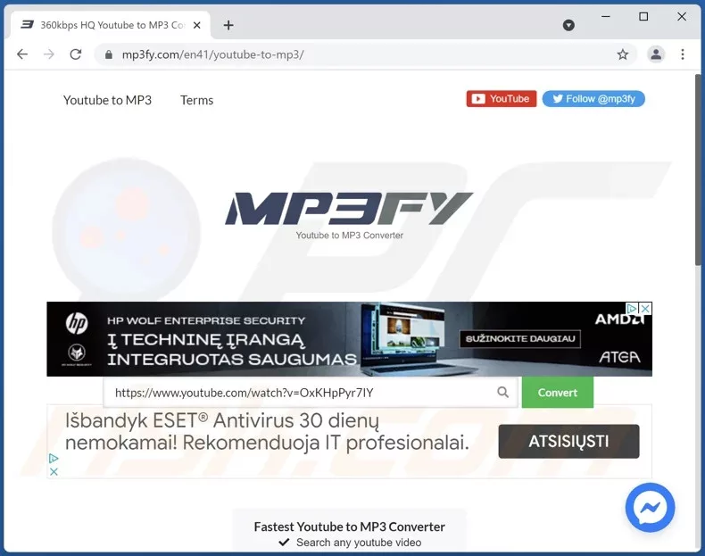 mp3fy com ads main jpg Convert YouTube MP3 Download: Best Options in 2024